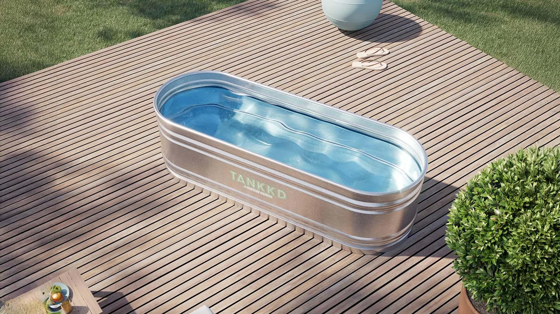 Piscine ovale 210cm