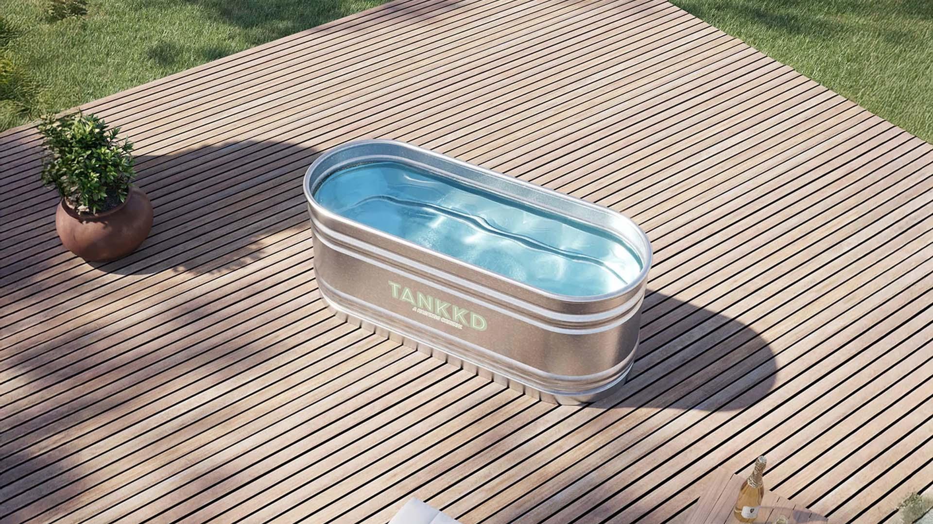 Piscine ovale 180cm