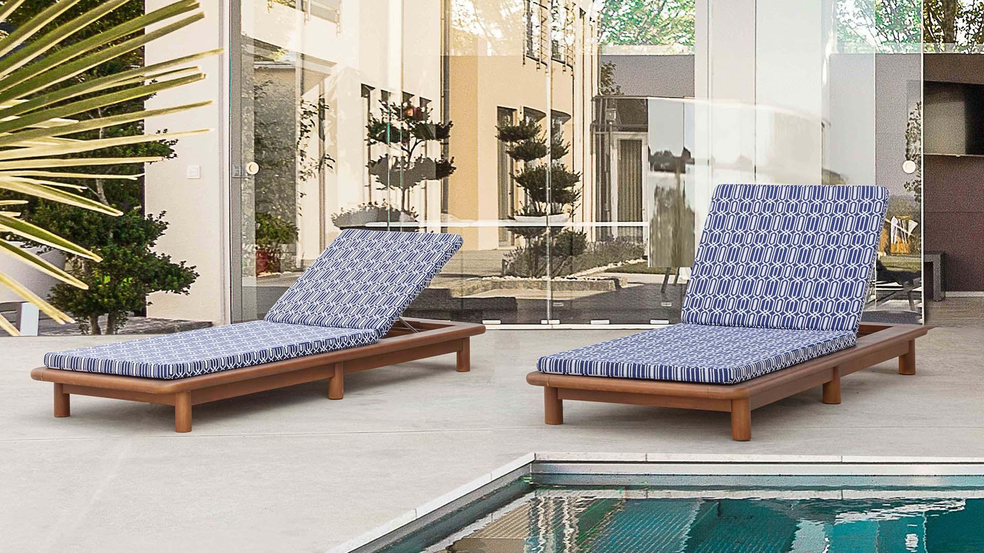 Chaise longue Wayne