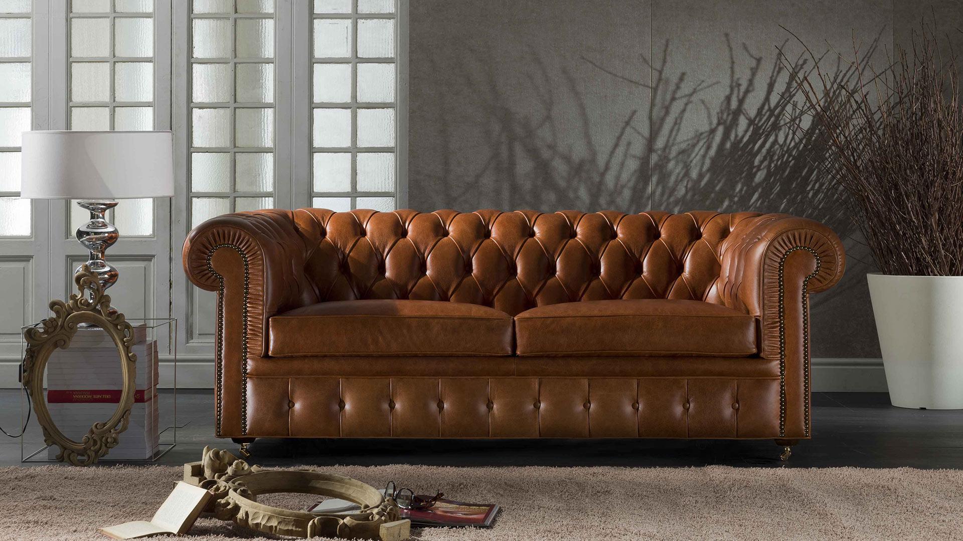 Divano Chesterfield capitonnè